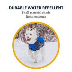 Ruffwear Powder Hound: bordes reflectantes para mayor visibilidad en amaneceres y atardeceres.