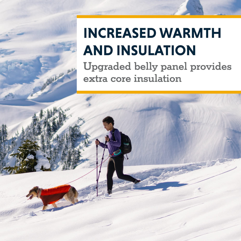 Ruffwear Powder Hound: lazo integrado para luz Beacon y mayor visibilidad.