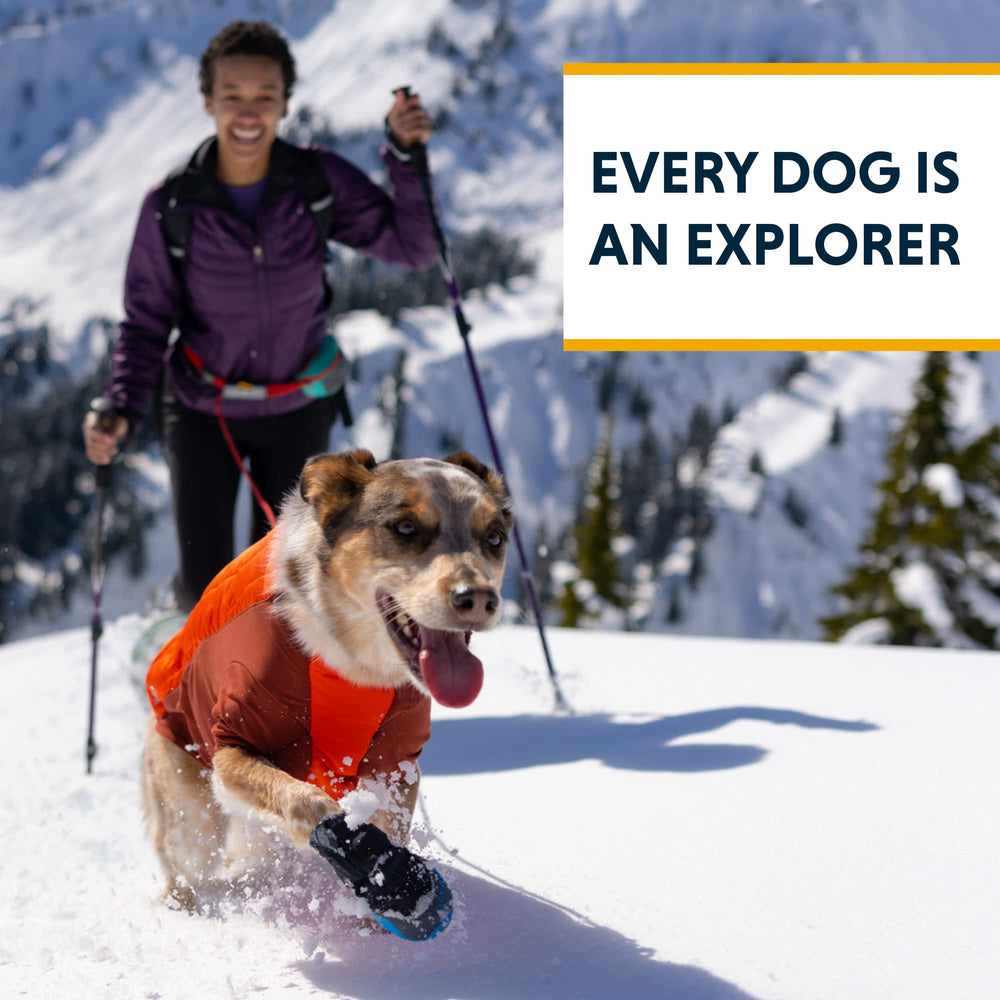 Ruffwear Powder Hound: certificado Bluesign para durabilidad responsable en invierno.