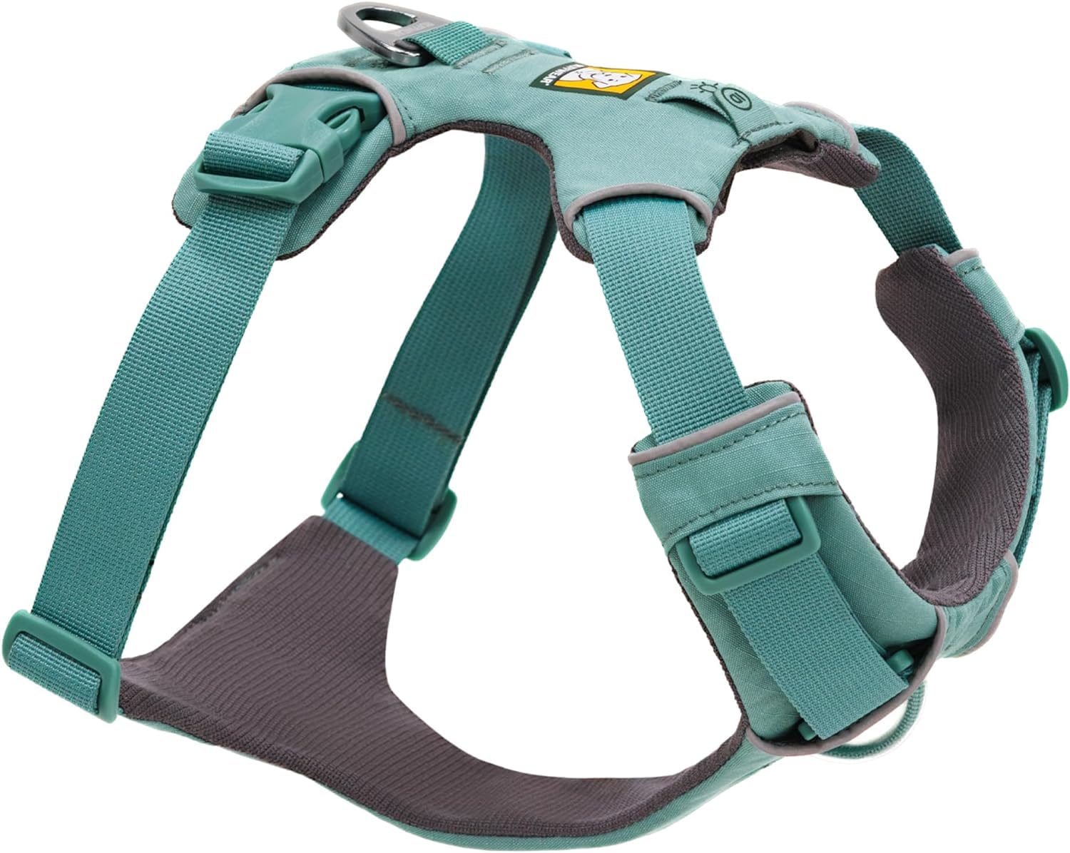 Ruffwear Front Range: arnés-dorso con anilla en V para paseos controlados y seguros.