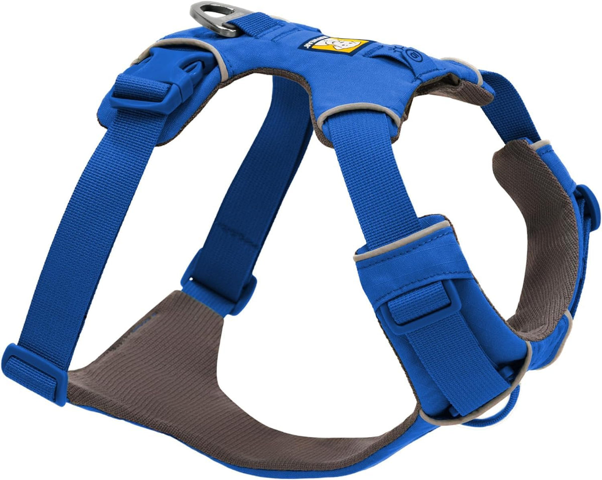 Ruffwear Front Range arnés perro vista trasera con anilla de aluminio para paseos controlados