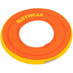 Ruffwear Hydro Plane Frisbee flotante en agua, alta visibilidad para juego acuático.