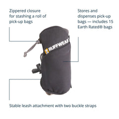 Ruffwear Stash Bag Mini: dos correas estables para evitar rebotes durante la marcha