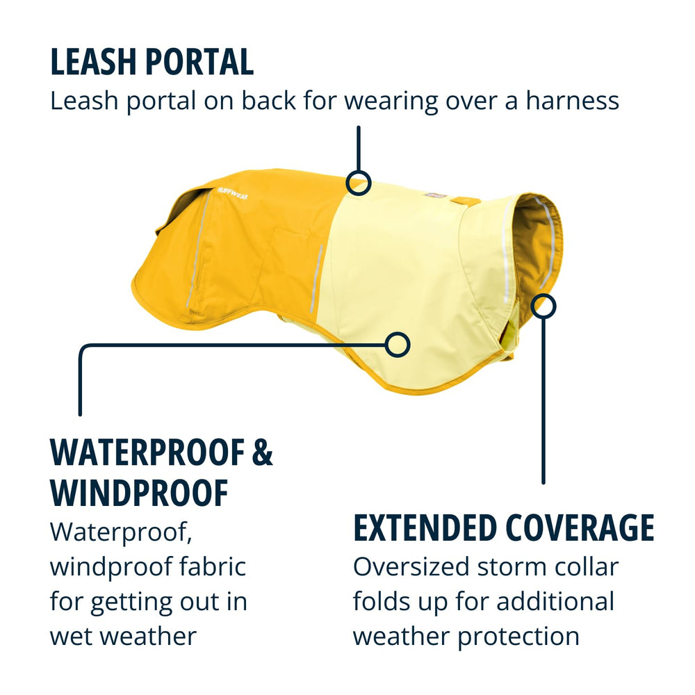 Ruffwear Sun Shower con cierre lateral facilita ponérsela.