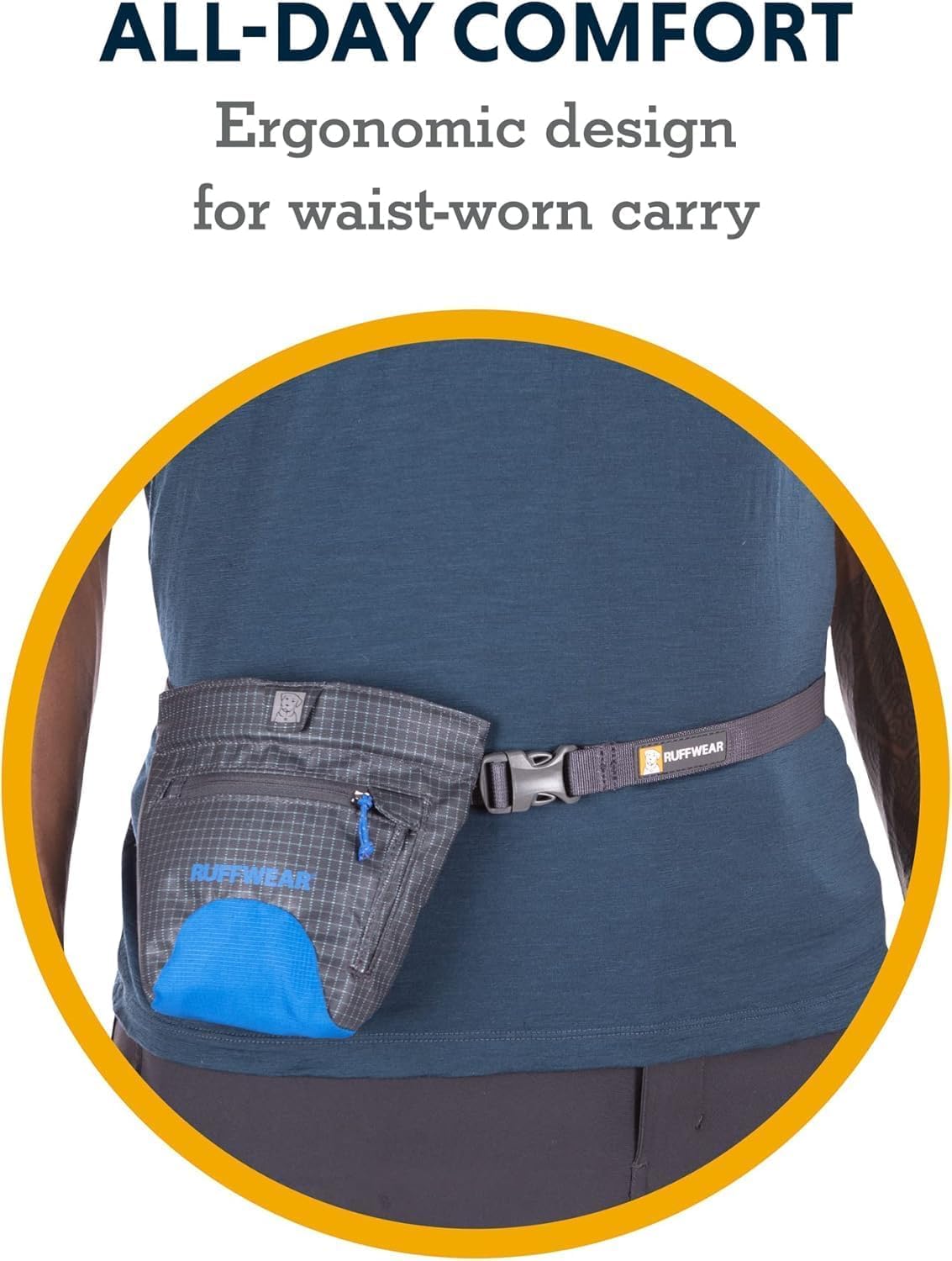 Ruffwear Treat Trader incluye bucle para clicker