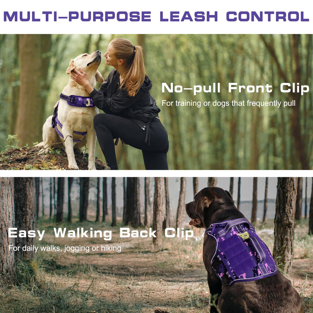 RunFido arnés con anilla frontal para control sin tirones durante paseos.