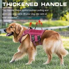 RunFido arnés medio con ajustes en cuello, pecho y vientre para comodidad.