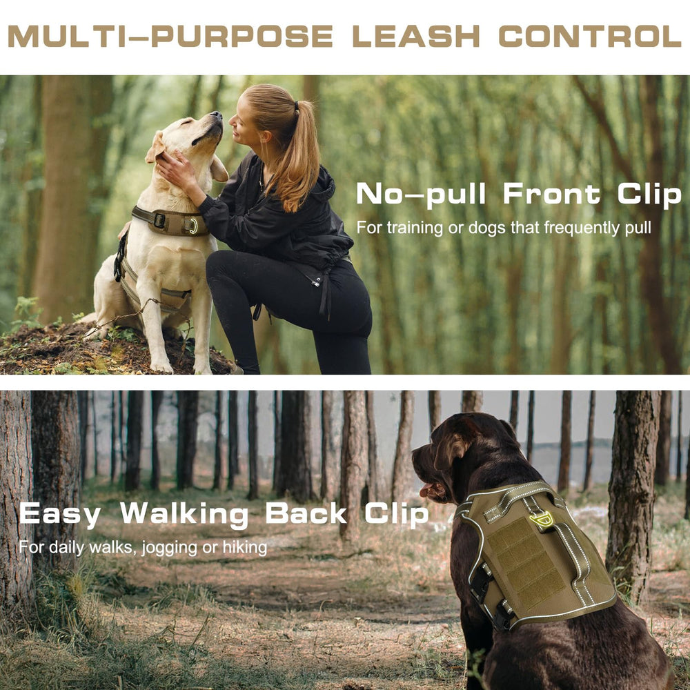 Arnés RunFido, sistema MOLLE, versatilidad para accesorios de entrenamiento.