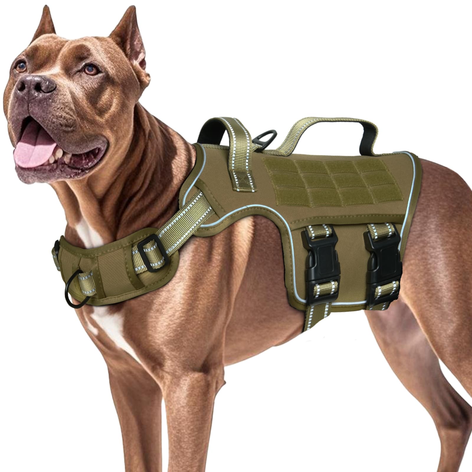Arnés RunFido, tallas ajustables, ajuste perfecto para perros grandes.