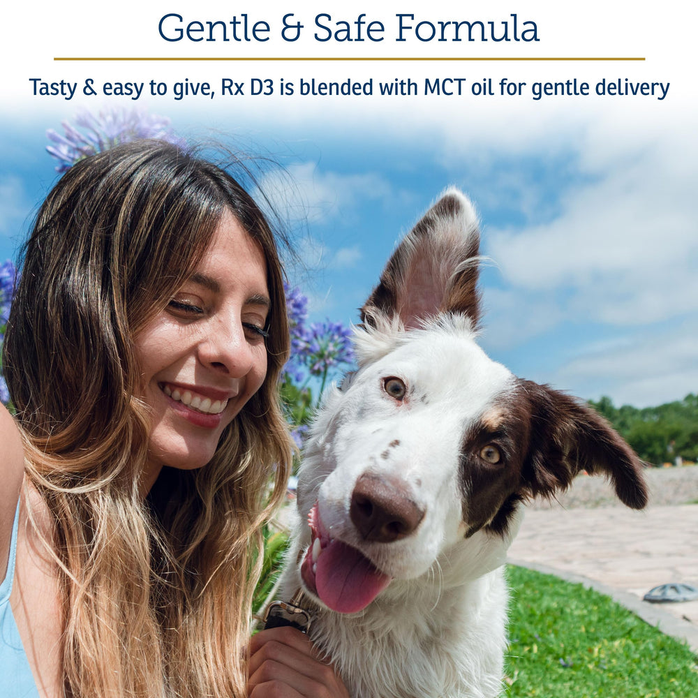 Rx Vitamins Rx D3 calcio-y-huesos: soporte para huesos sanos en perros y gatos.
