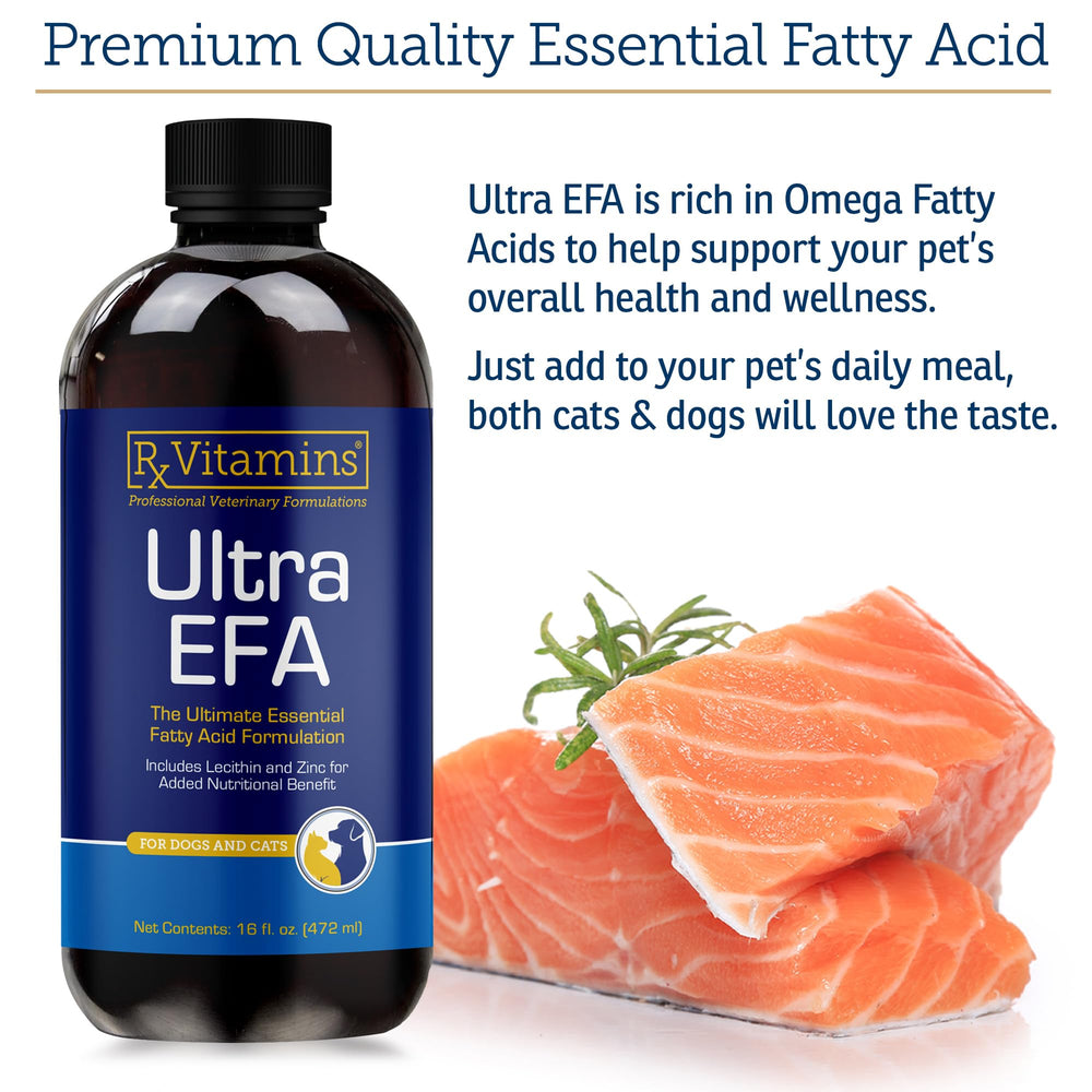 Rx Vitamins Ultra EFA Omega-3 alivia picor cutáneo y mejora la comodidad de la piel.