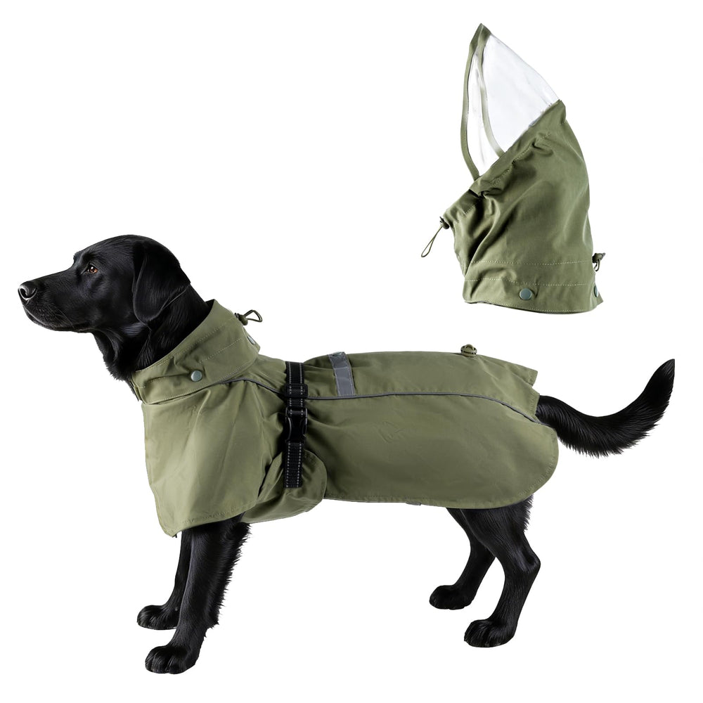 RYNVALE STUDIO chubasquero perro lluvia frente: protección contra la lluvia.