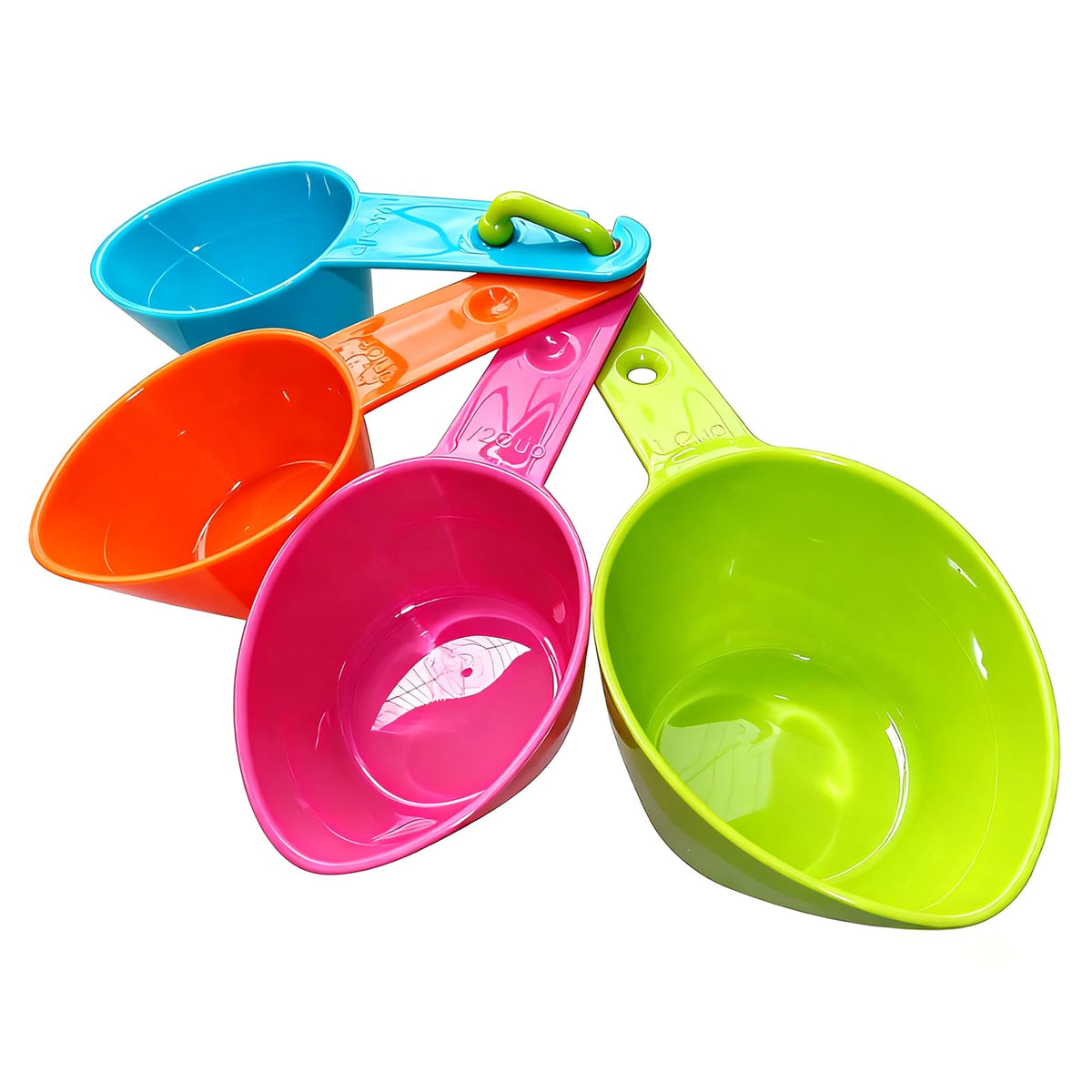 Rypet conjunto de cucharas medidoras para porciones de comida de mascotas, cuatro tamaños.