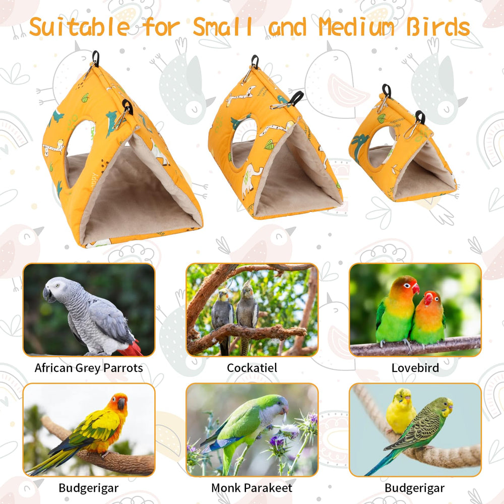 Nido Rypet detalles en amarillo perfecto para aves tranquilas