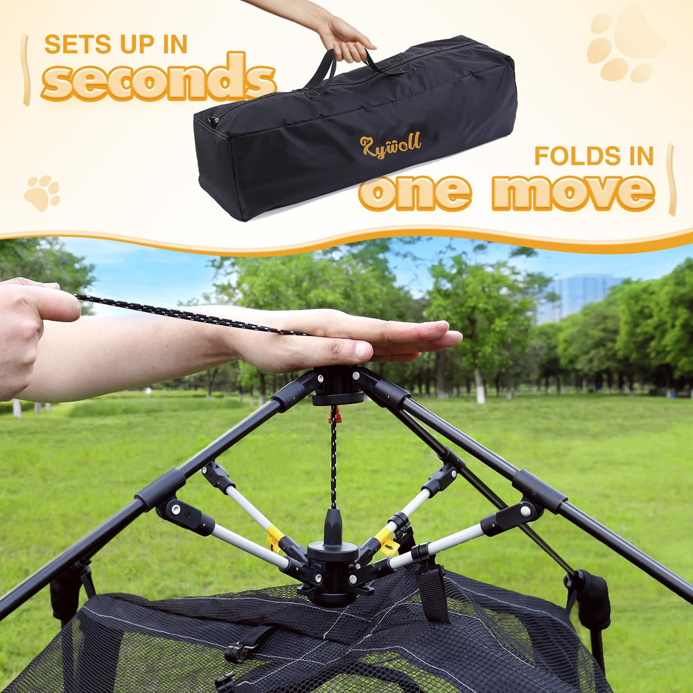 Rywell Catio exterior bolsa de transporte para viajar con tu gato.