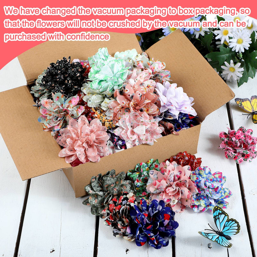 Sadnyy adornos florales en lazo para collar de perro multicolor, realzan la apariencia.