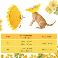 Sadnyy collar recuperacion girasol perro: evita lamidos y mordisqueos