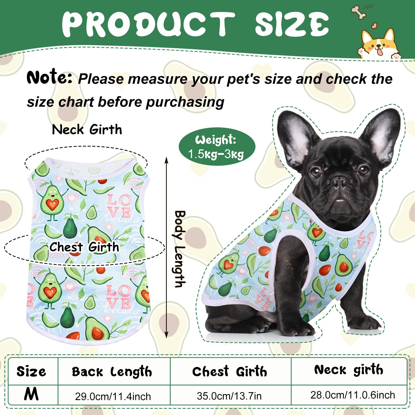 Camiseta Saintrygo para perrito con dibujo de primavera, ideal para salidas al parque