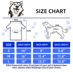 Camiseta Saintrygo para perros con letras divertidas para salidas