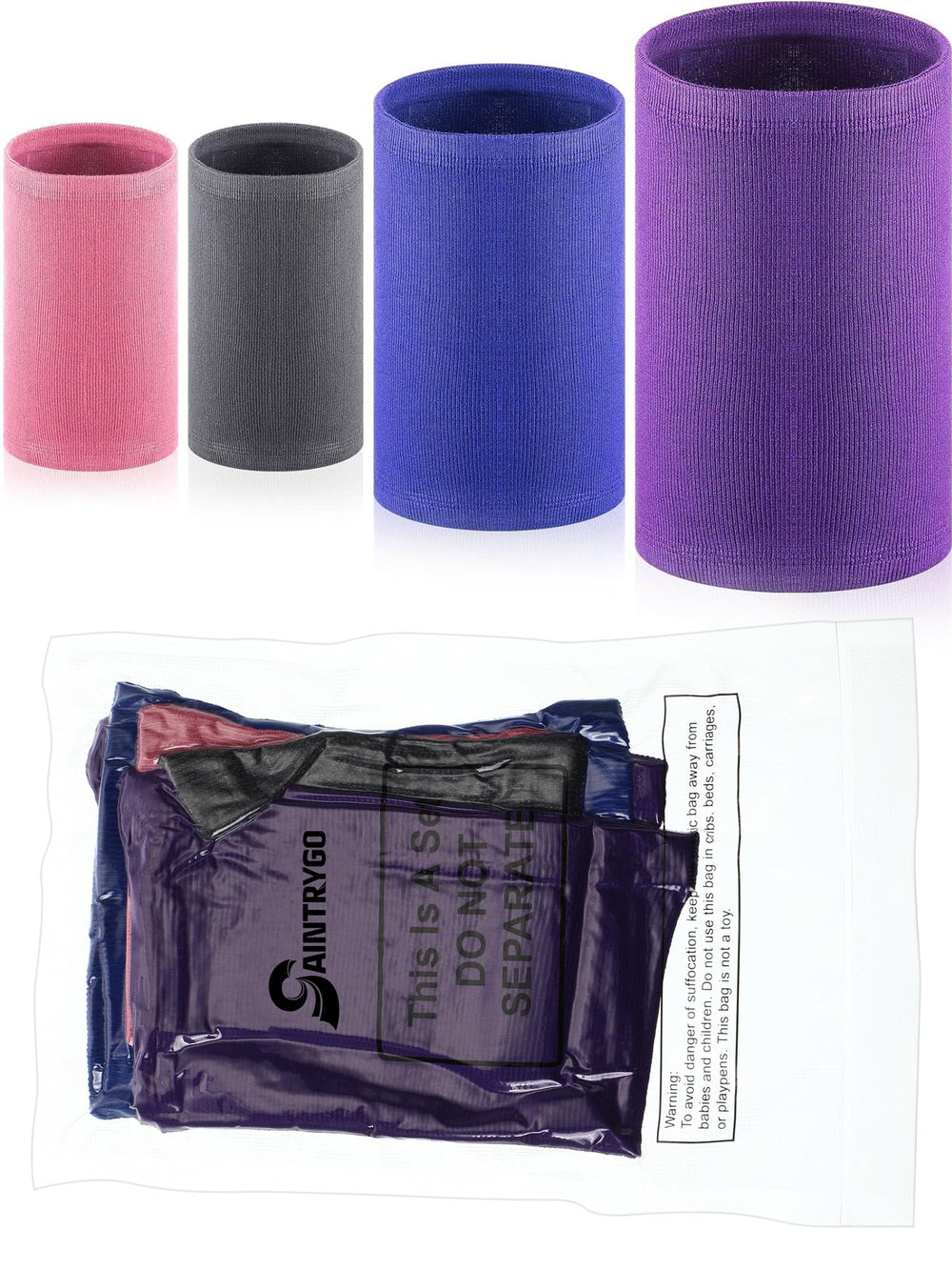 Saintrygo conjunto 4 piezas, cubre orejas para perros con varias tallas.