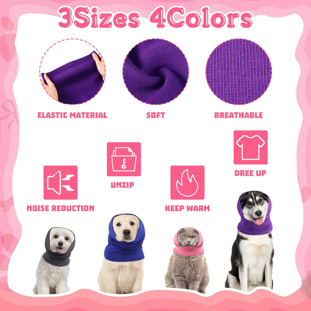 Saintrygo cubre orejas para perro rosa ayuda a un baño más tranquilo.
