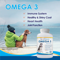 Salveo Omega3 para perros: cápsulas para dieta equilibrada con EPA y DHA
