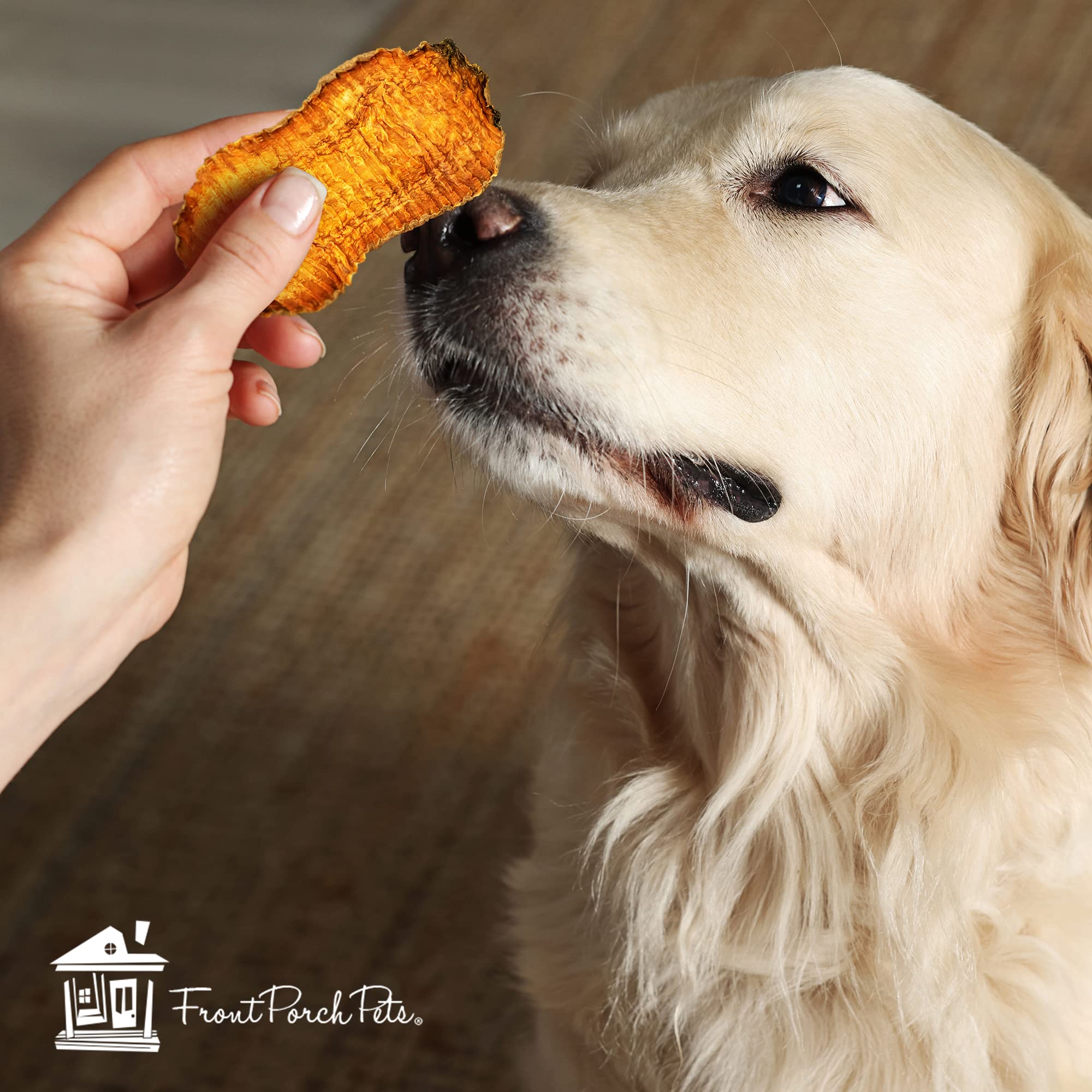 Sam's Yams batata para perros, uso diario como premio saludable.
