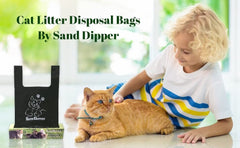 Sand Dipper bolsas con sello de olor para un manejo limpio.