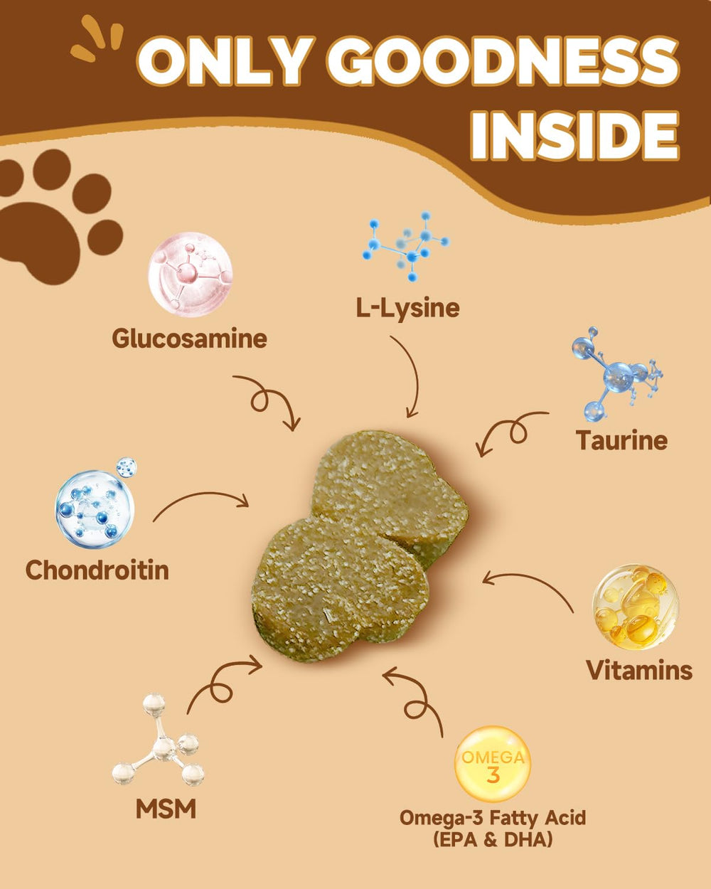 SANTKOL shiitake para perros, antioxidantes y apoyo digestivo suave.