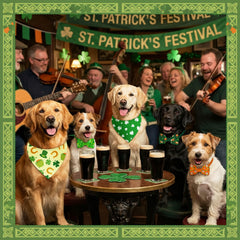 Sanwuta bandanas diseño irlandes brillantes para eventos.
