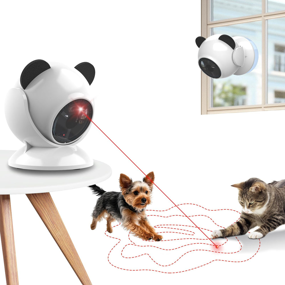 Saolife juguete láser para gatos interior, trayectoria aleatoria que estimula la caza