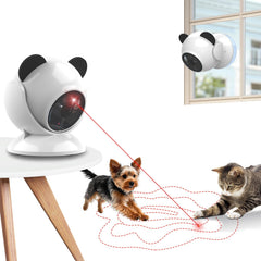 Saolife juguete láser para gatos interior, trayectoria aleatoria que estimula la caza