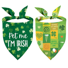 Bandana Sarybei para perro con motivo San Patricio, ideal para celebrar.