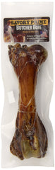 Savory Prime hueso de jamón carnicería, vista frontal para estimar tamaño y presencia natural.