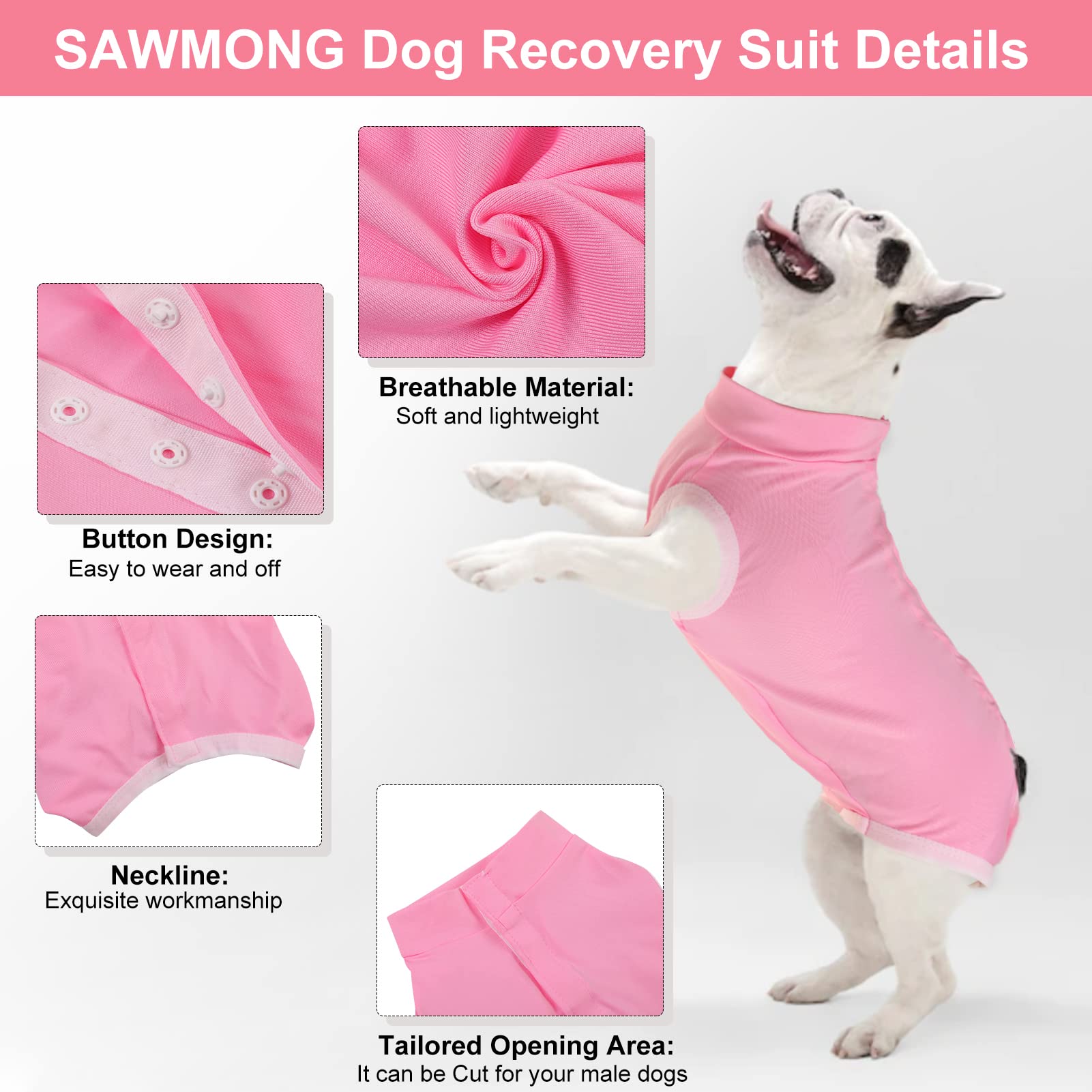SAWMONG alternativa collar cono para perro