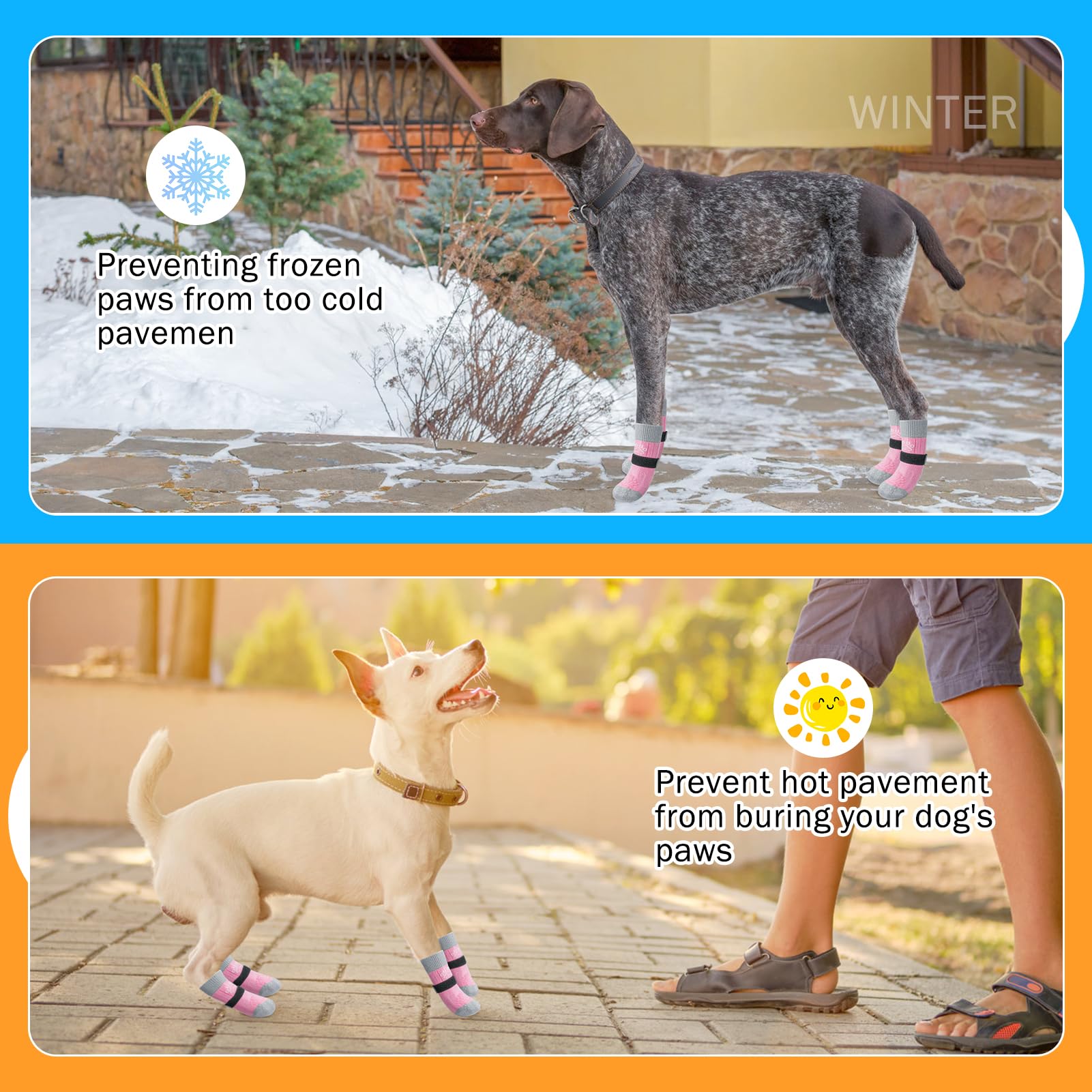 SCENEREAL calcetines ayudan a mantener patas limpias y evitan lamidos de heridas