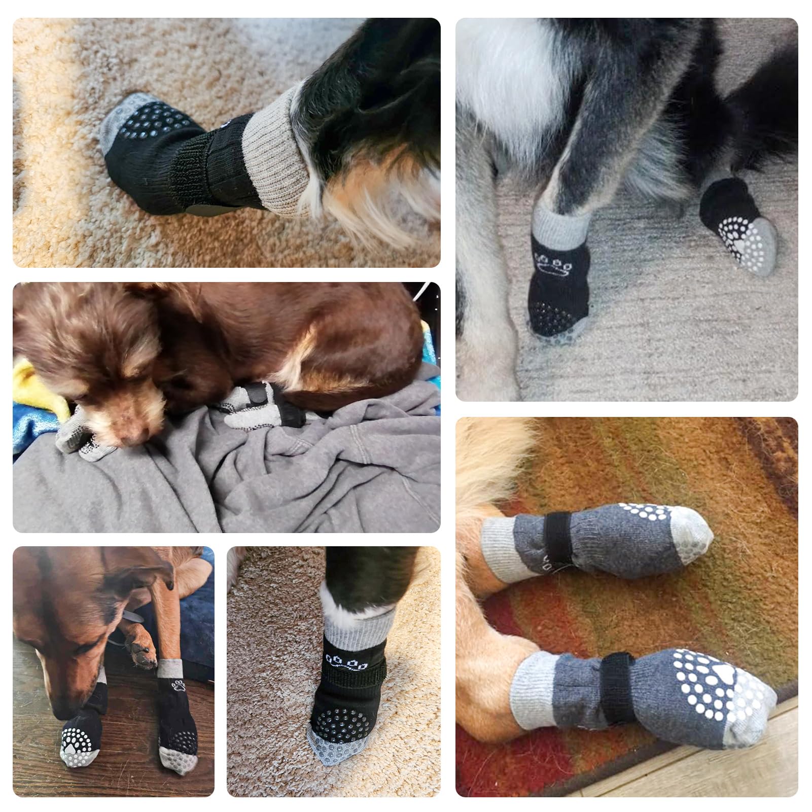 SCENEREAL calcetines de protección para patas evitan rozaduras en pavimentos duros