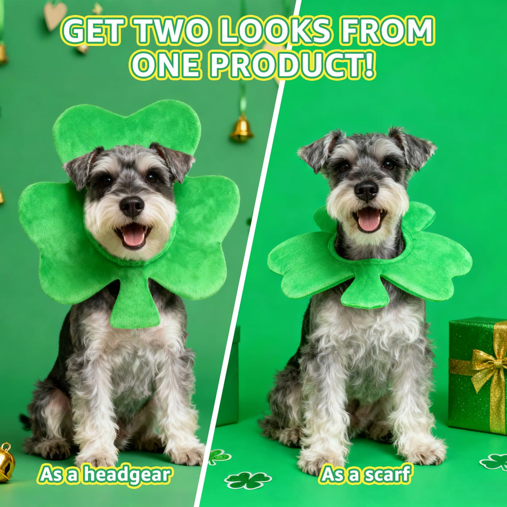SCENEREAL disfraz completo para San Patricio en perros pequeños.