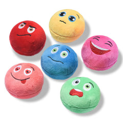 SCHITEC Boules peluche avec sifflet, stimulation ludique pour chien.