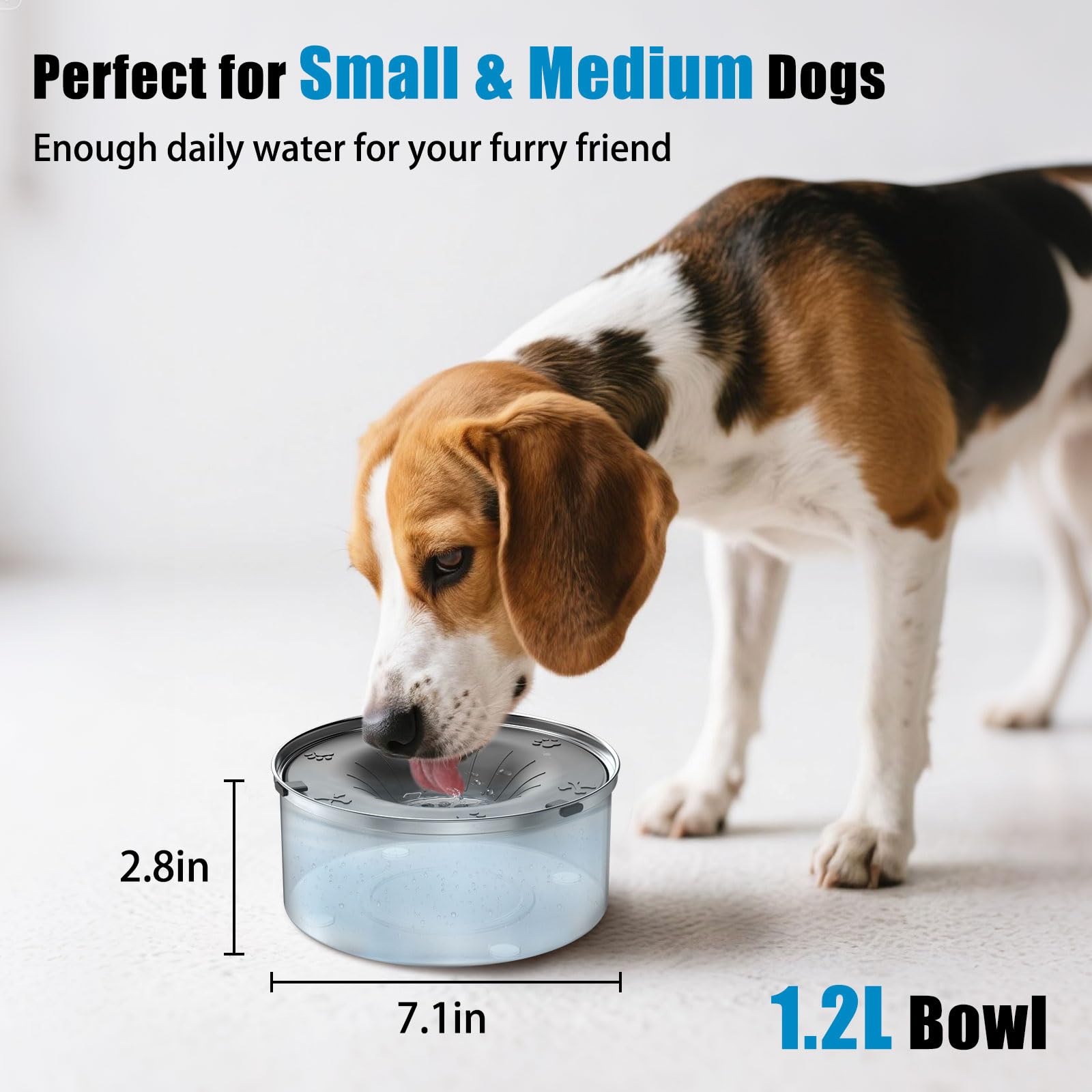 SCHITEC dispensador agua para mascotas viaje: perfecto para salidas y caminatas.
