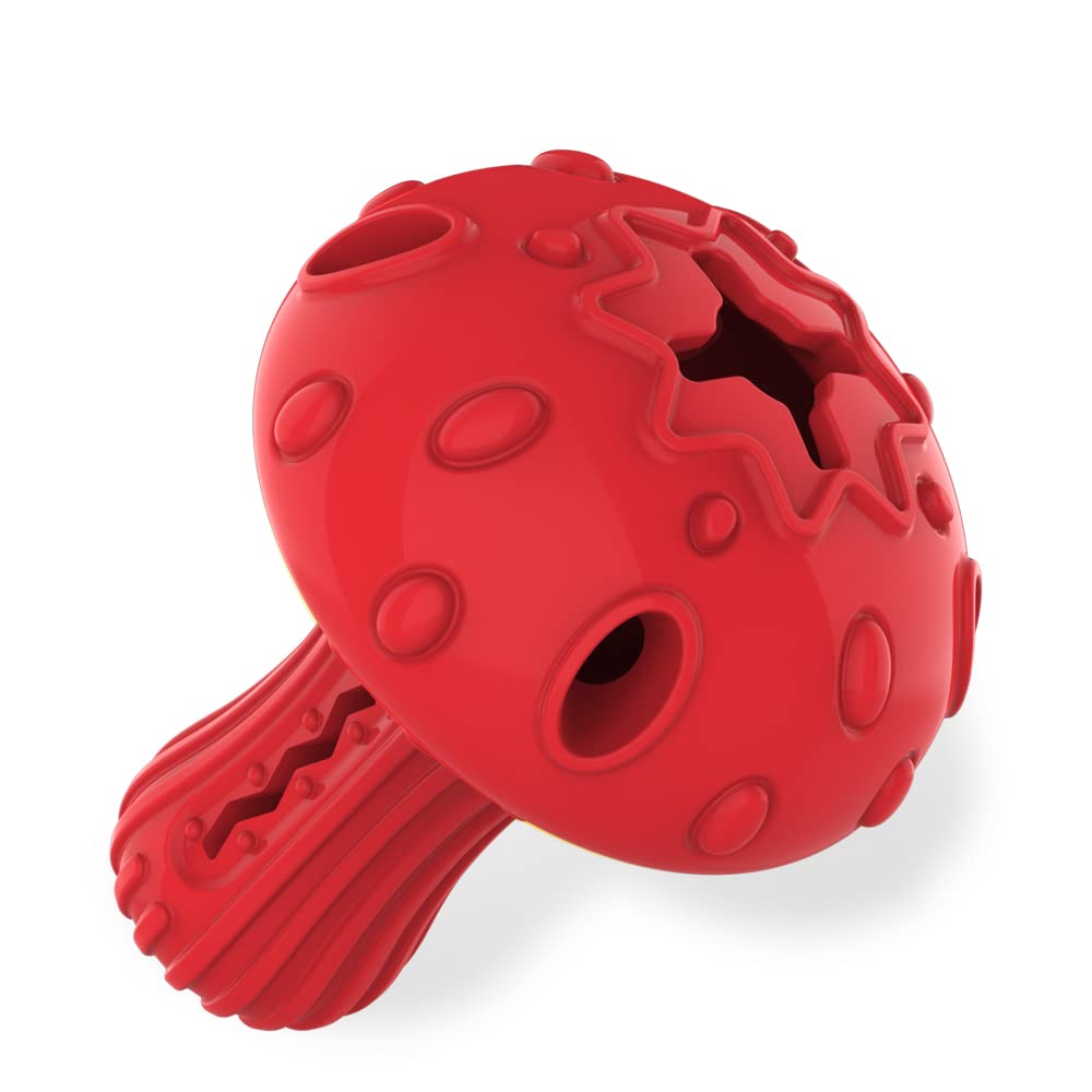 SCHITEC Juguete masticable para perros grandes — dispensador de premios, estimula la mente.