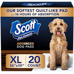 Almohadillas Scott Pet Guard XL 30x36 para entrenamiento en casa y protección de suelos.