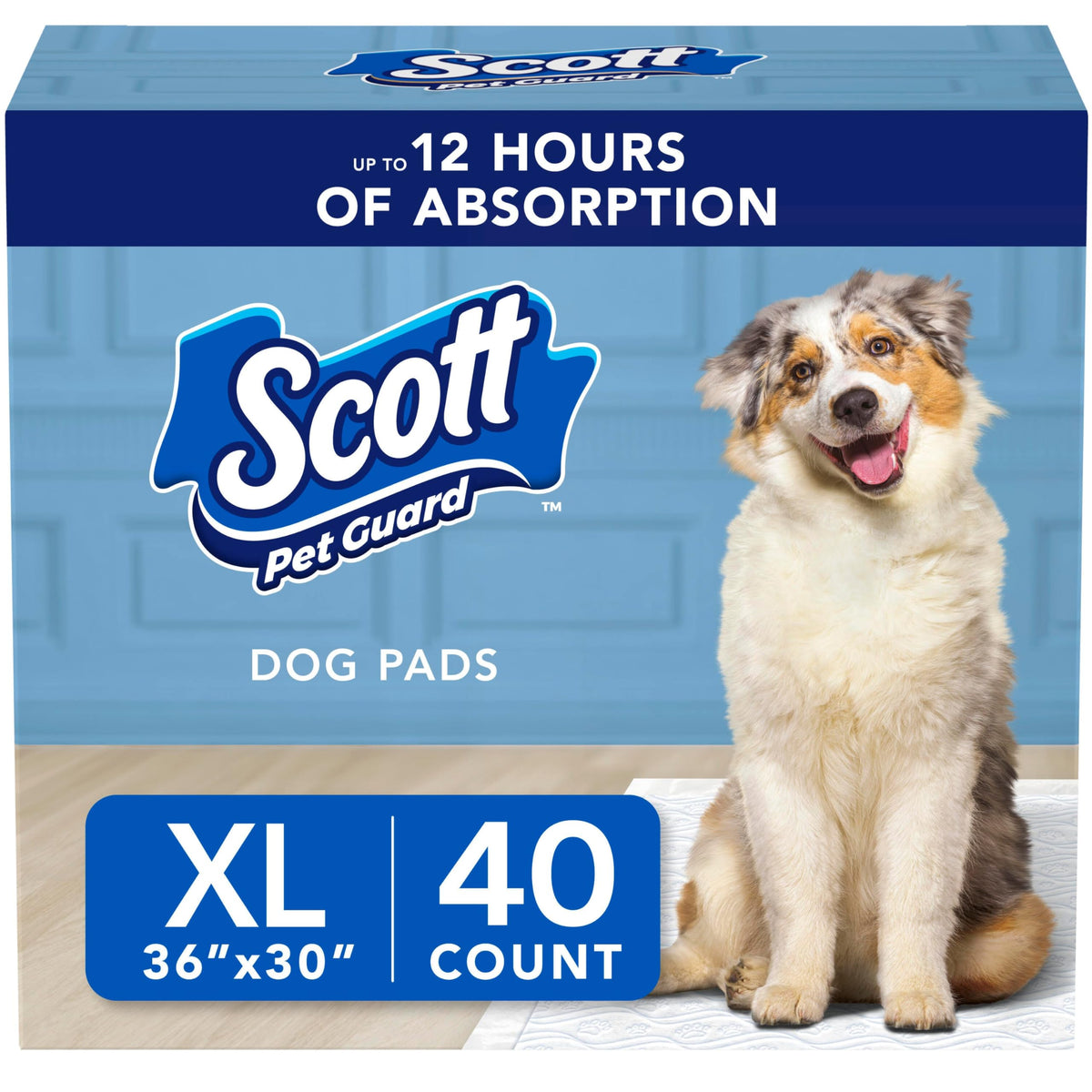 Scott Pet Guard Dog Pad XL, núcleo absorbente para absorción prolongada