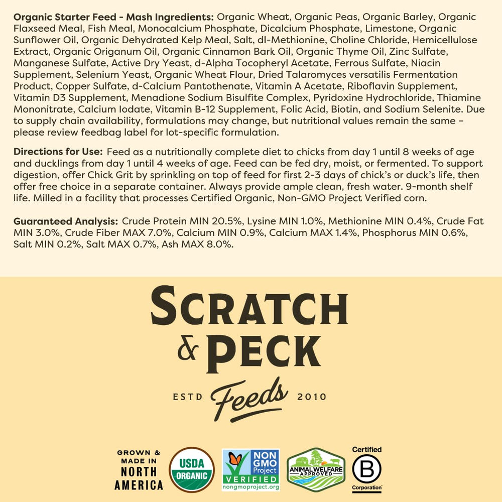 Empaque reciclable y compostable de Scratch and Peck, opción sostenible.