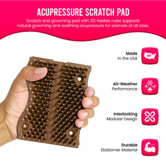 Protuberancias de acupresión de ScratchnAll: confort y contacto suave para animales