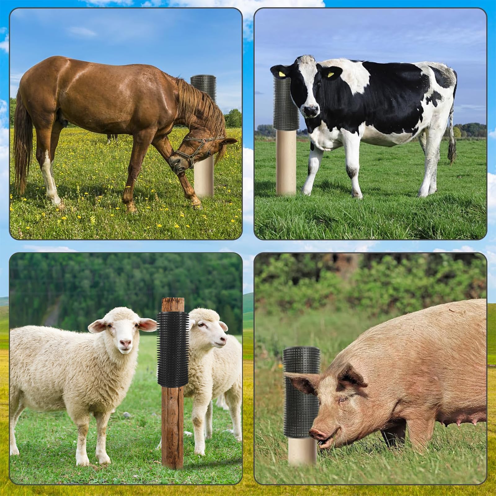 SCYiQifa rascador para cabras, ovejas y más animales.