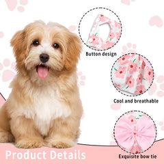 Conjunto estilo primavera para perro pequeño de Sdfvsdg, cómodo para paseos