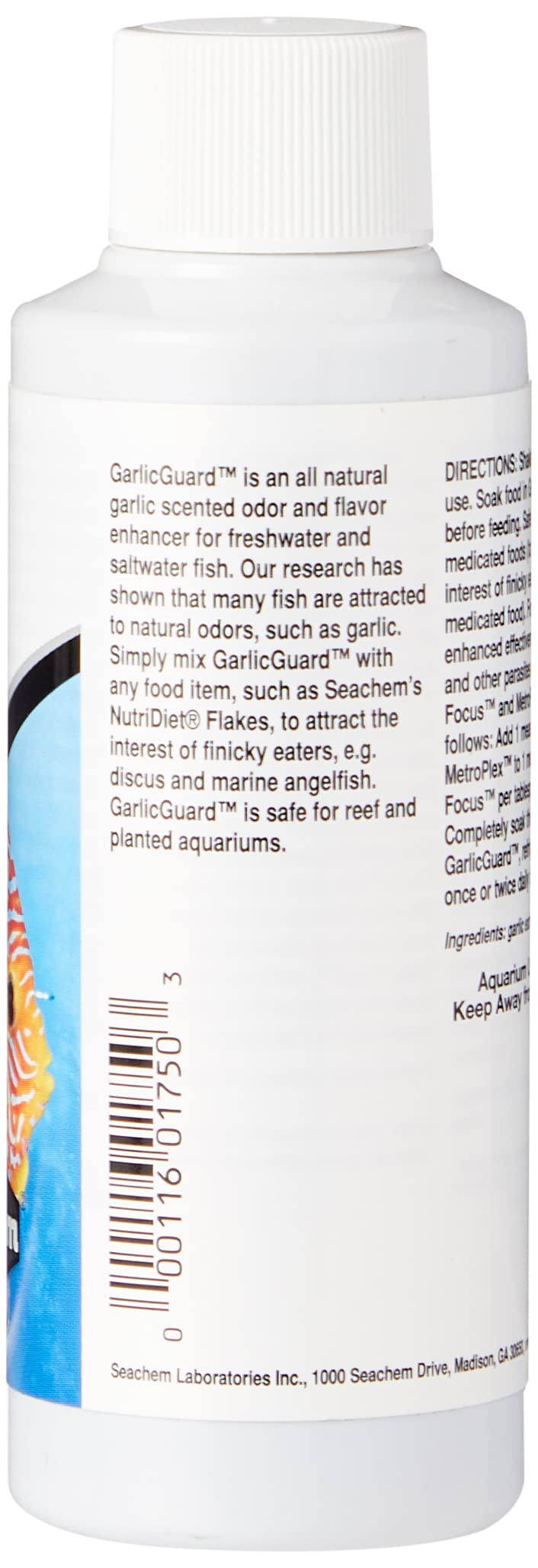 Seachem Ajo Guard, ingrediente de ajo natural para aumentar la aceptación de la comida