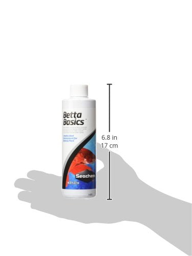 Seachem Betta Basics facilita la dosificación para cambios de agua.
