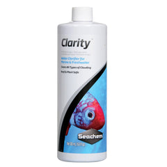 Seachem Clarity: envase para claridad del agua en acuarios marinos y de agua dulce.